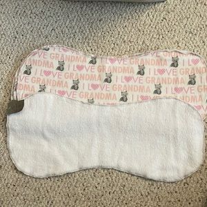 Handmade burp cloths